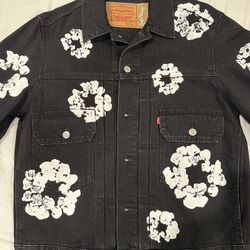  Denim Tears Type II All Over Wreath Jacket 'Black