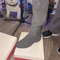 Gray Boots