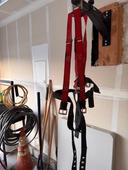 Red and Black Full Body Safety Harness