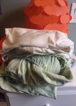 4 organic cotton fitted crib sheets