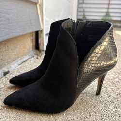 Elegant Chick, Hight Hills, Leather Black, US 8