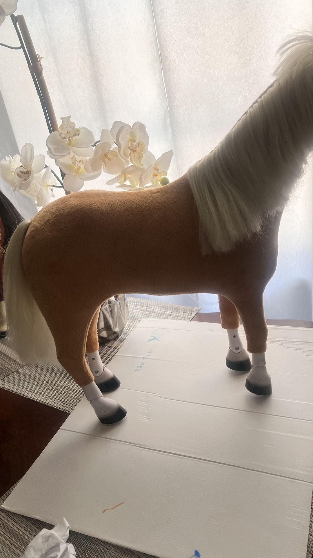 Paradise Horse 18x23" Articulate Legs Chestnut For " America Girl Doll"