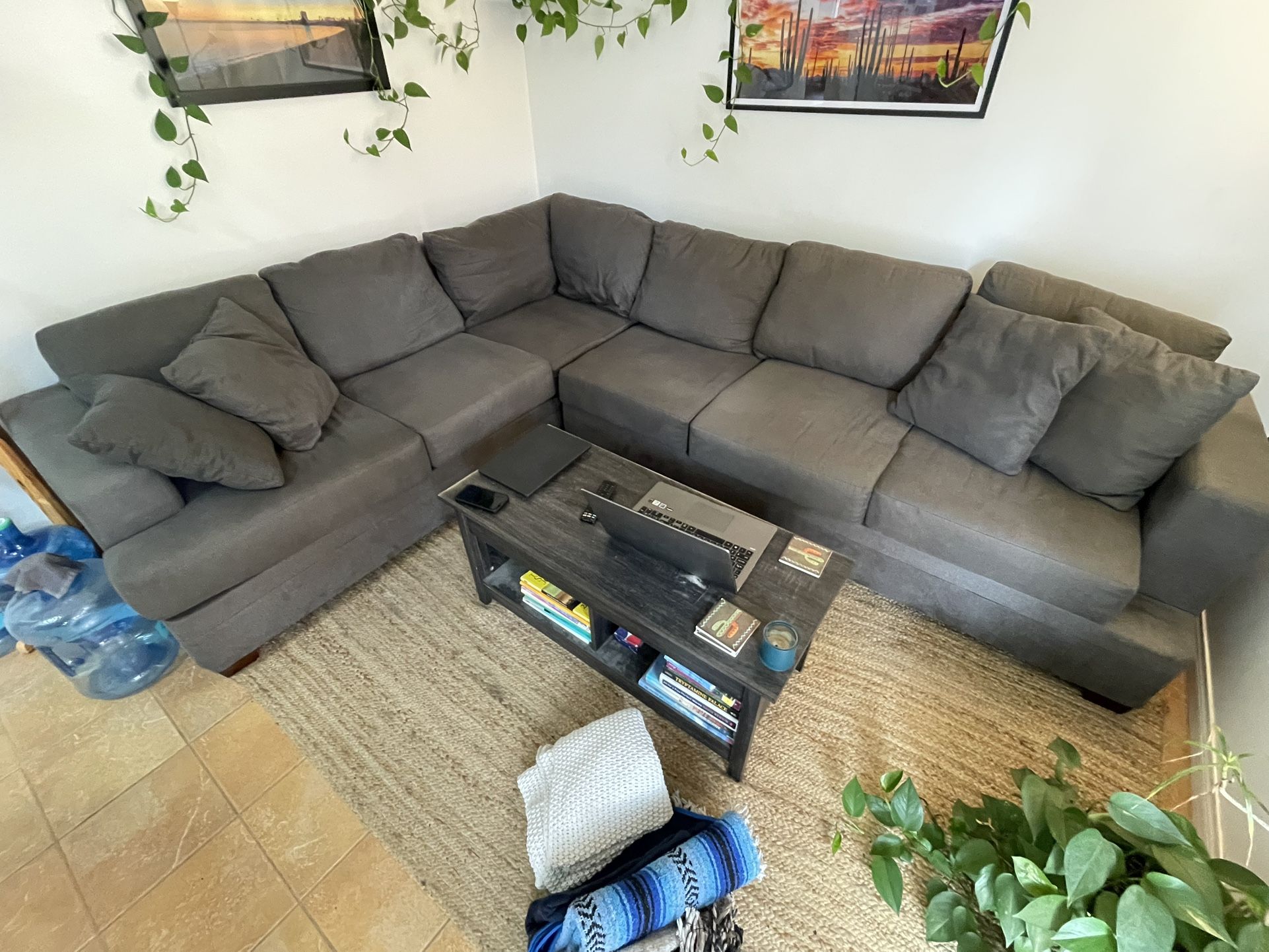Gray Sectional Couch