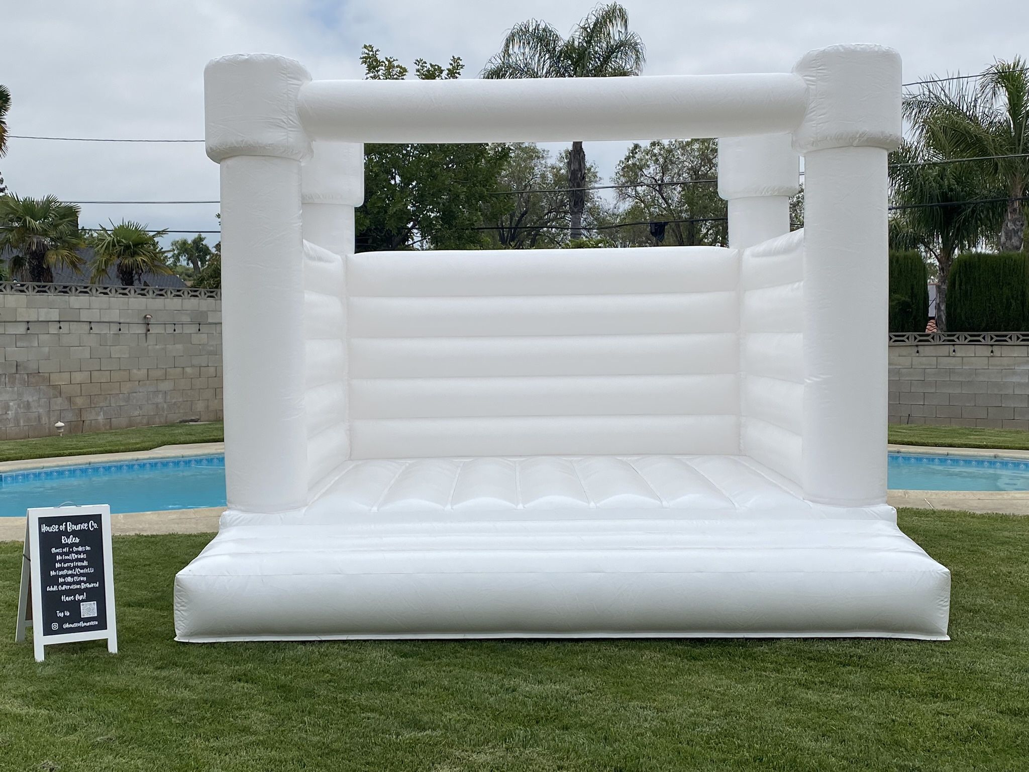 White Bounce House