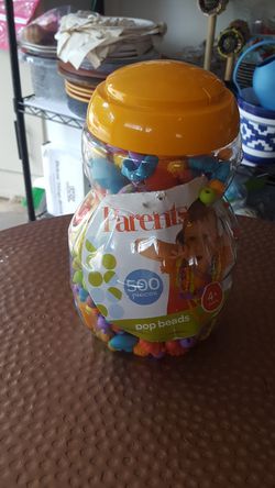 Jar of pop beads