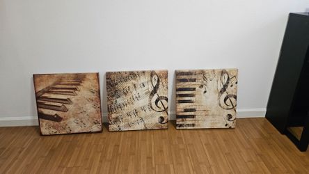 Canvas wall art hanging painting 3 piece