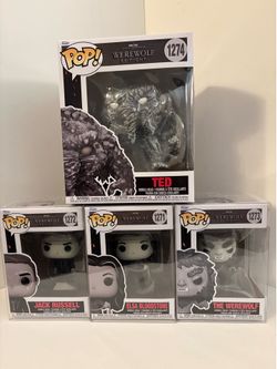 Funko Pop! Marvel Werewolf by Night Lot of 4 Boxed Vinyl Figures #1271-74