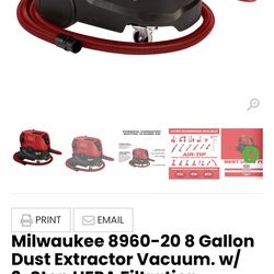 Milwaukee shop vac 8 gal shop