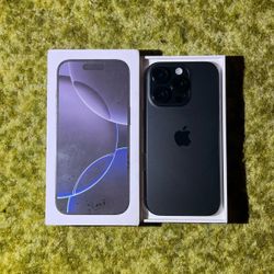 iPhone 16 Pro | 128GB | Black Titanium | Factory Unlocked
