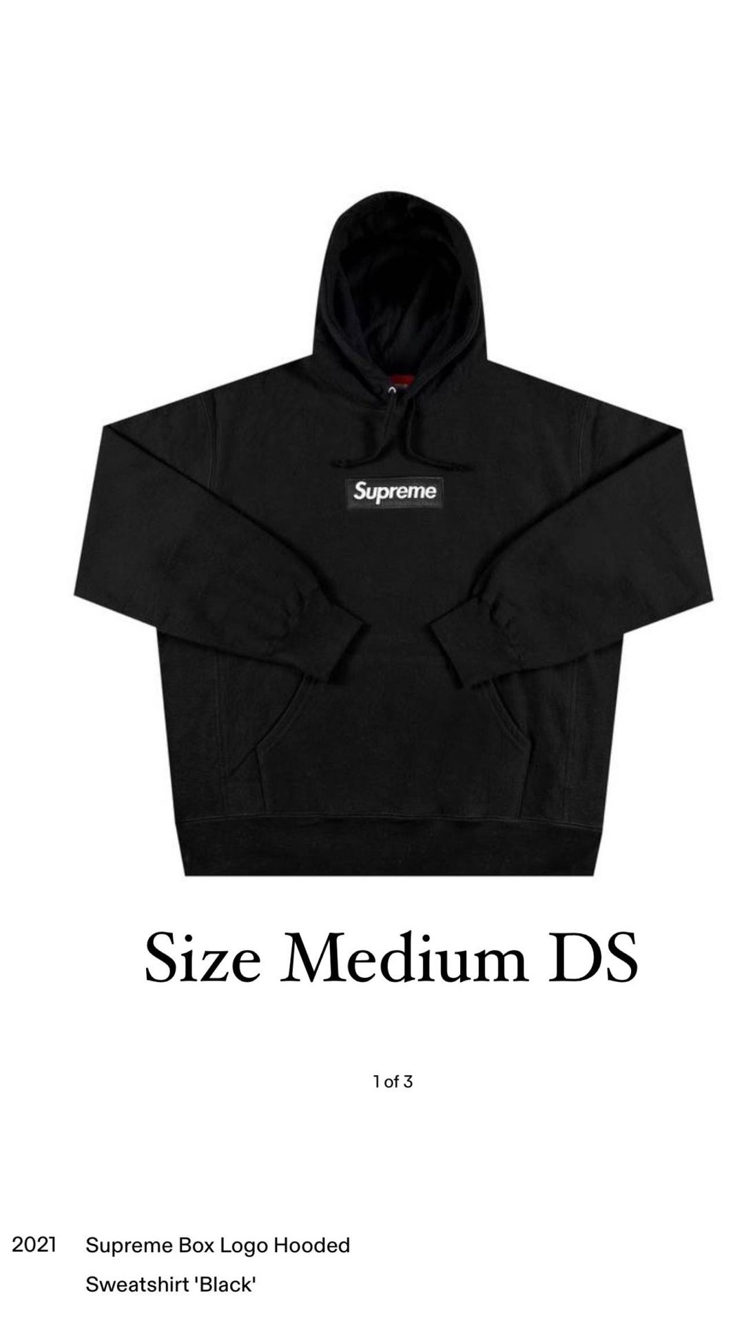 Supreme Box Logo Size Médium 