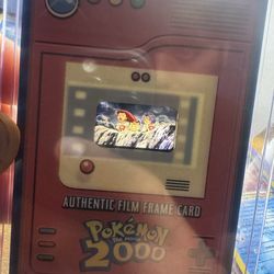 Vintage Pokemon film card