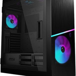 MSI MPG SEKIRA 500X Mid-Tower Aluminum and Steel Computer Case Designed for up to EATX Motherboards