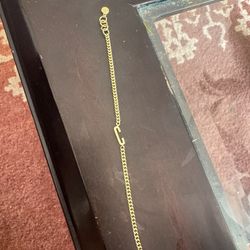 Gorjana Gold Initial Bracelet 