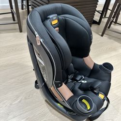Chicco Fit360 ClearTex Rotating Convertible Car Seat Obsidian/Black