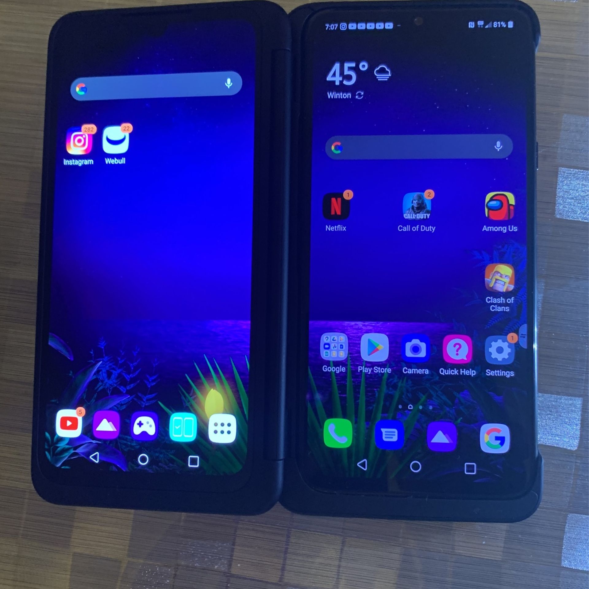 LG Dual Screen Smartphone