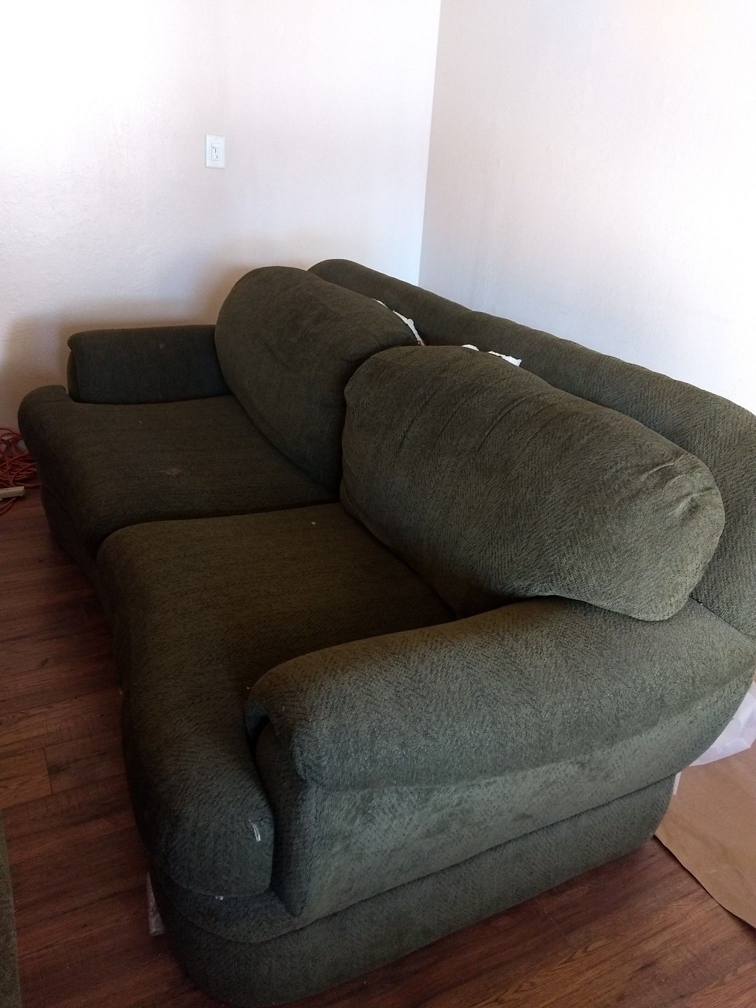Big overstuffed couch set