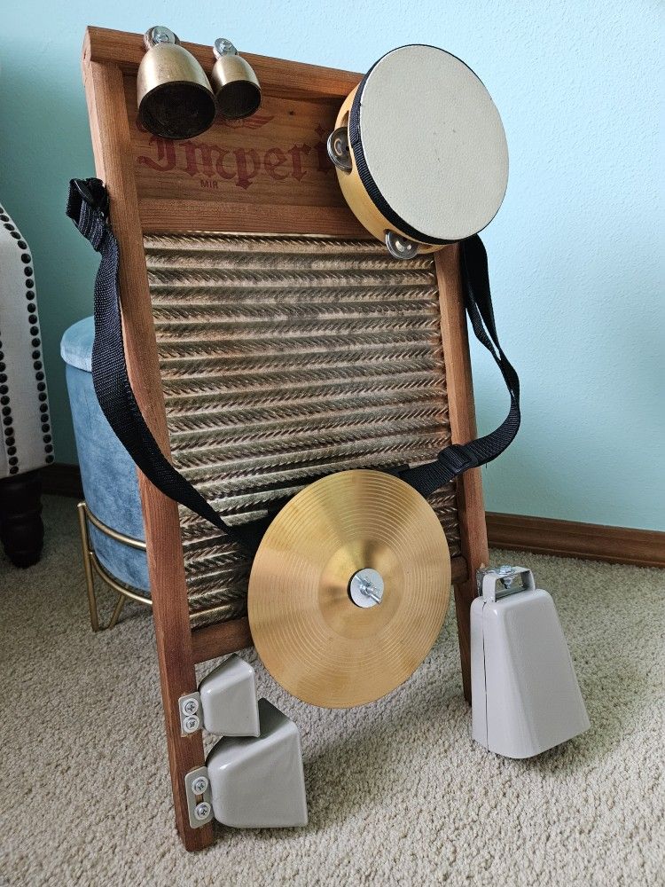 Blue Grass, Delta Blues! Hand Crafted, Imperial Washboard Precussion!