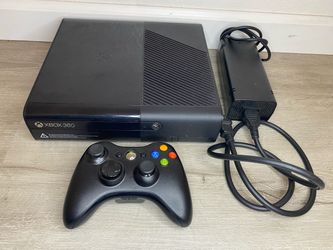 Microsoft Xbox 360 E Console 1538 With Power Supply & Controller NO HARD DRIVE