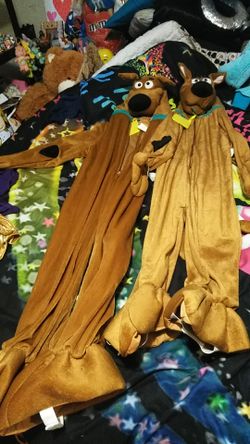 Two full body Scooby Doo costumes!