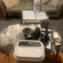Active Air Portable Air Ac/Led Grow Lights, Tornado Fans , & Extras Regular Fans .