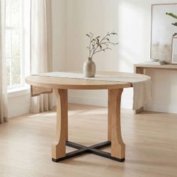 48 inch natural Ash round table