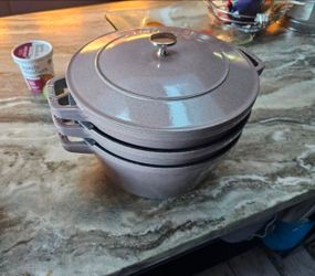 Staub Enameled Cast Iron Stackable Cookware Set