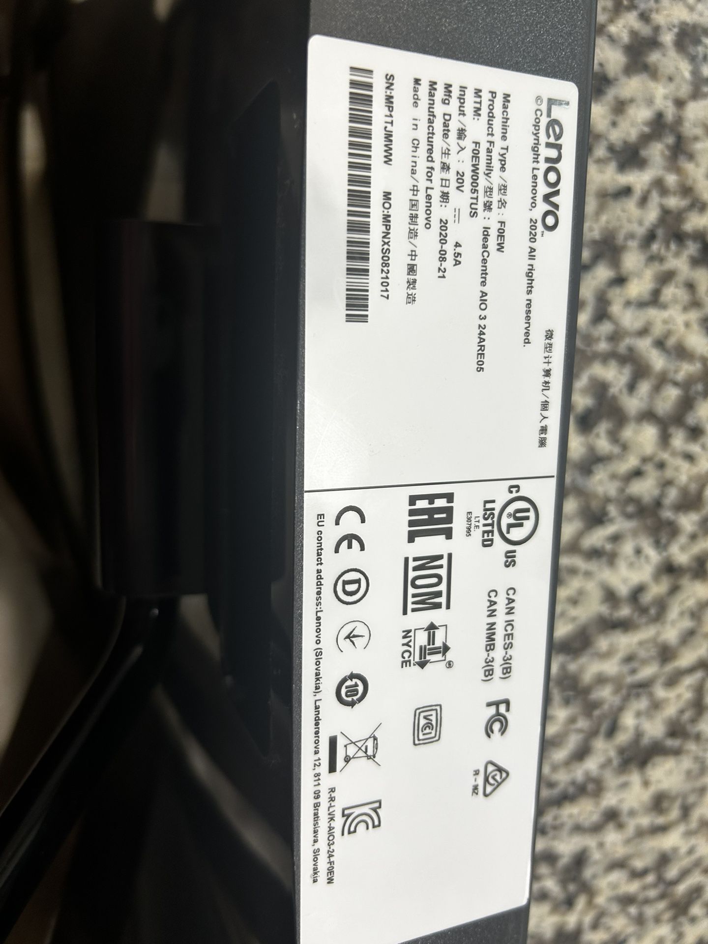 All in One Tabletop Computer