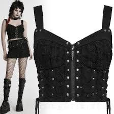 Punk Rave: Havoc Crew Post Apocalyptic Top - Size Small