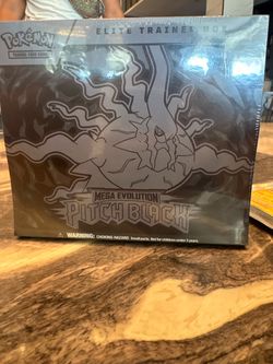 Sealed Pokémon Mega Evolution Pitch Black Elite Trainer Box
