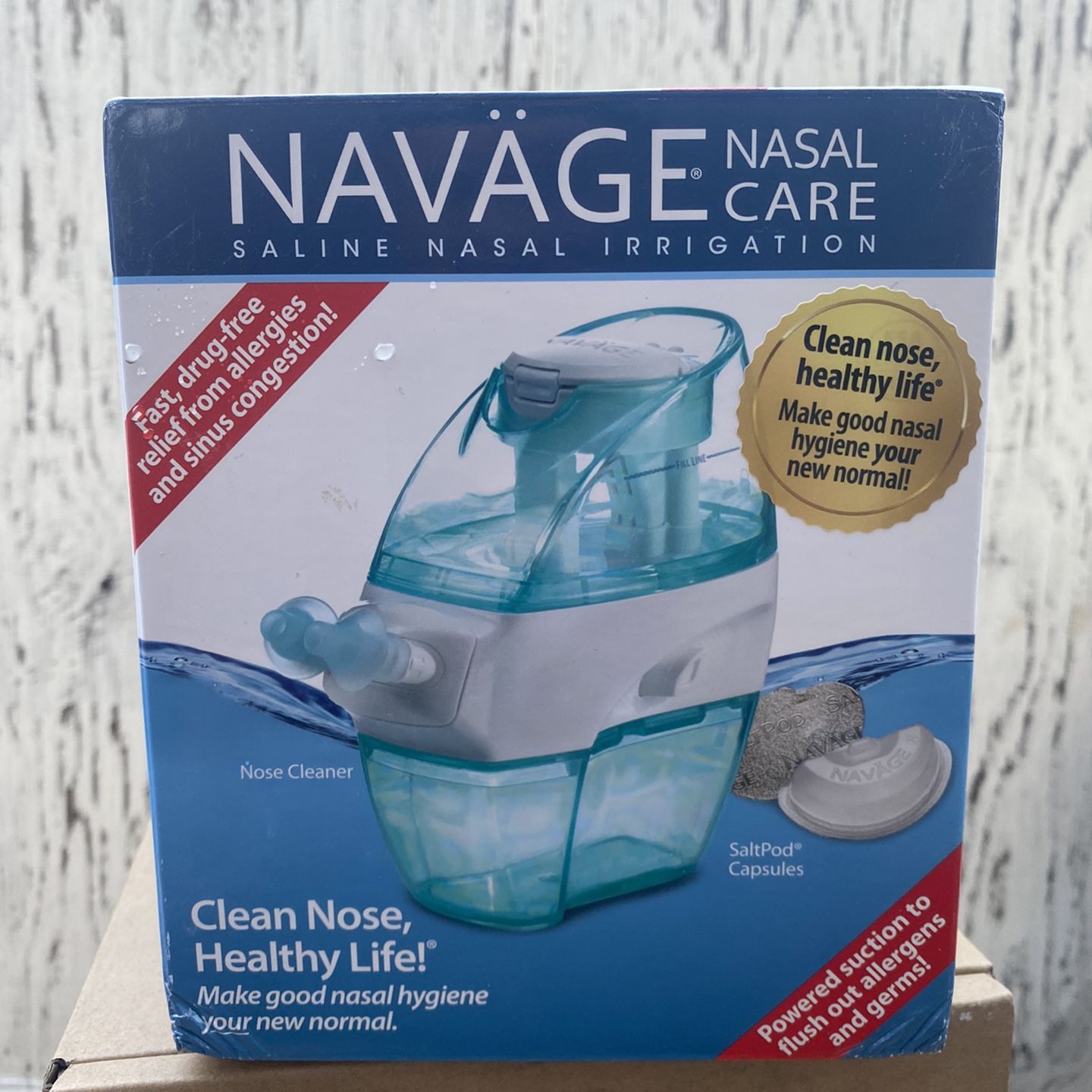 Navage Nasal Care MULTI-USER Bonus Pack: Navage Nose Cleaner, 20 Salt Pods,  Plus a Second Nasal Dock (in Teal) and an Extra Pair of Nose Pillows. 