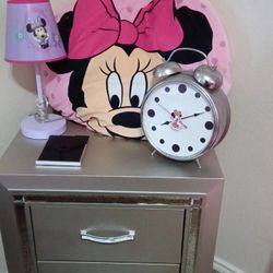 Girl Twin Lighted Headboard/Mirror Bedroom Set/Minnie Mouse Comforter Set Bathroom Set Wall Art 