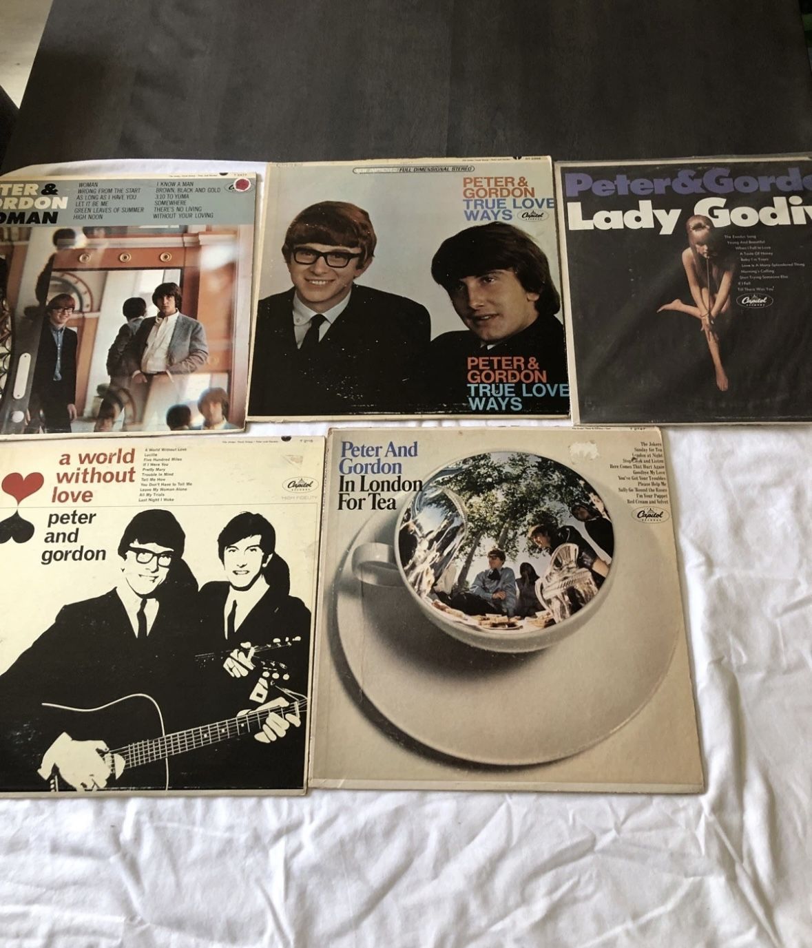 Peter & Gordon: Lot Of 5 Vinyl LP’s, See Photos For Titles
