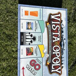 Like new Vistaopoly game… celebrating the city of Vista, Ca.