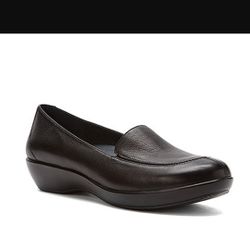 New Dansko Very Rare Debra Women's Black Nappa Leather Loafers  Slip On 38 7.5 