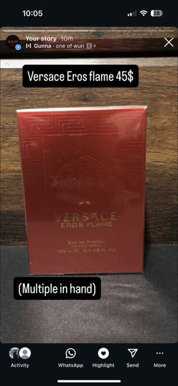 VERSACE EROS FLAME (BRAND NEW!!)