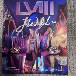 James Winchester Signed Auto Super Bowl Program-Chiefs-Metabilia Coa-See Damage