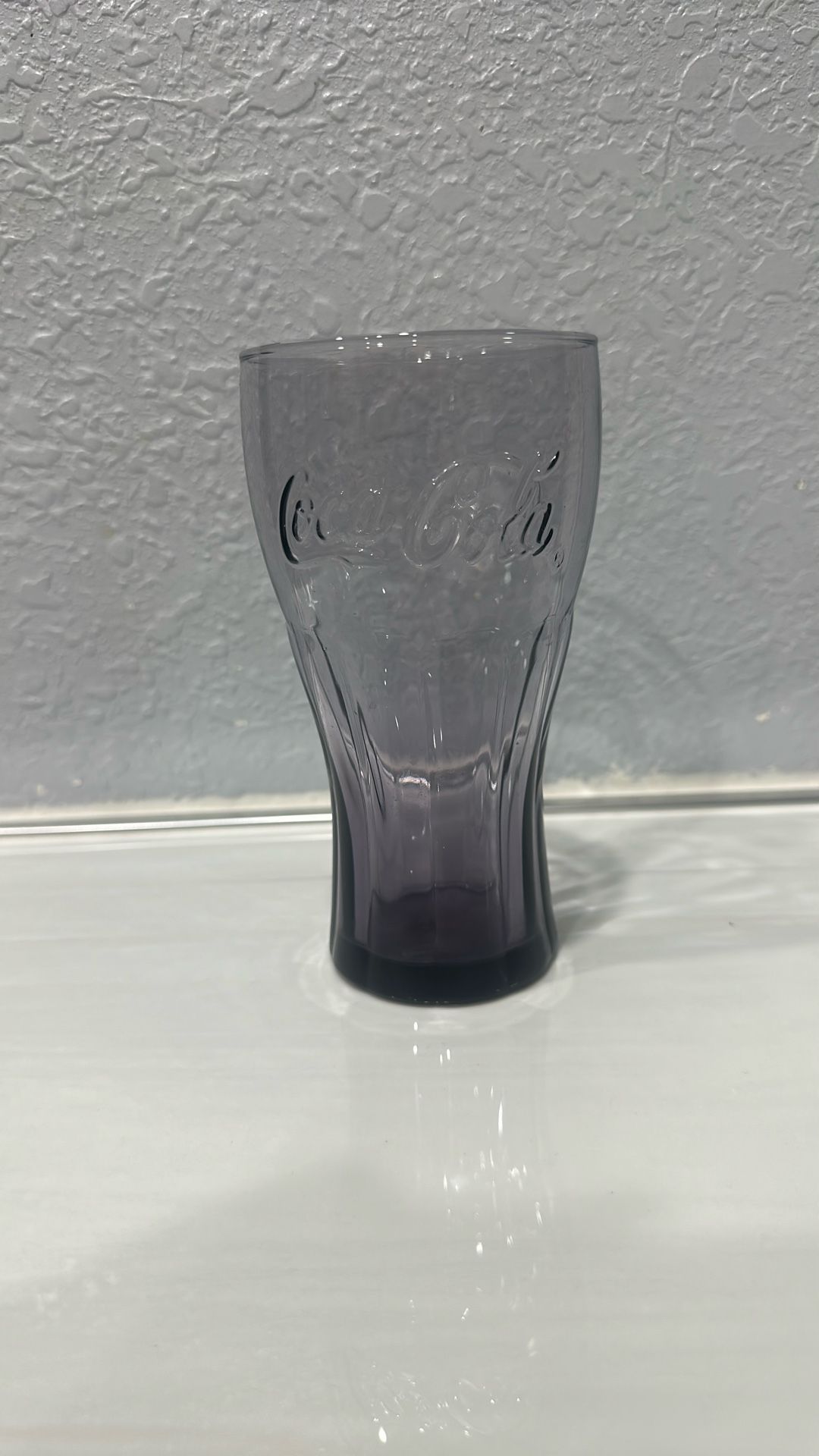 Vintage Purple Coca Cola Glass Collectable Coca Cola Drinking Glass