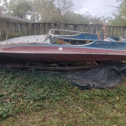 Small Hydrostream Boat Hull And Trailer 