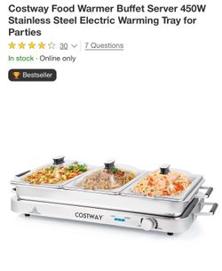 Food Warmer Buffet Server