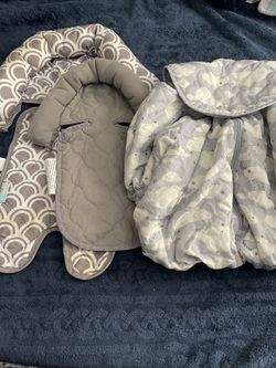 Baby Car Seat Cover And Carseat Head Support Pillow