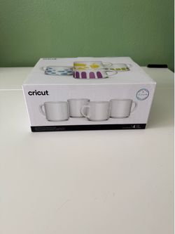 11 Genuine Cricut Ceramic Sublimation Mug Blanks (10 oz)
