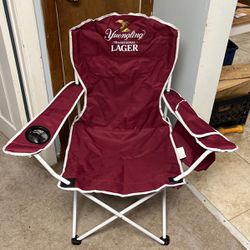 Yuengling Lager Camp Chair With Cooler Pocket