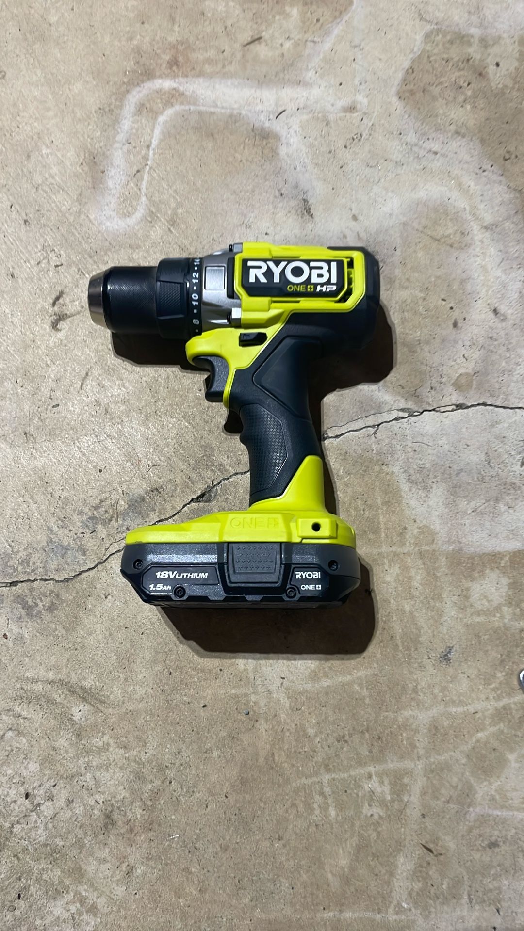 RYOBI  Drill And Battery Light Use