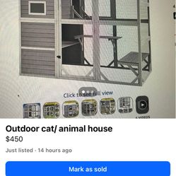 Outdoor Cat/ Animal House 