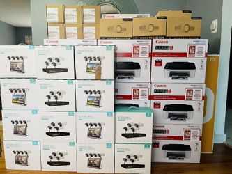 Security Camera, Printer, Projector, Strip light