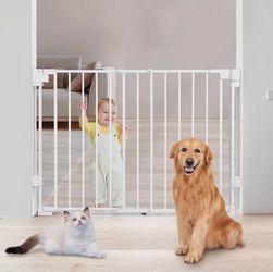 Baby Safety Gate 41” – Walk-Through, No Bottom Bar, Pressure Mounted