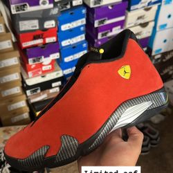 Jordan 14 Ferrari Sizes 9, 10, 11.5, 12 
