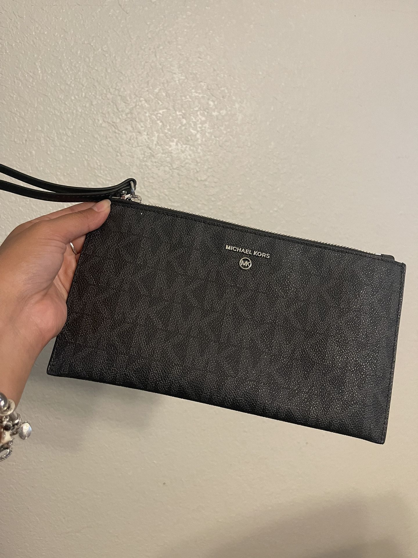 Mk Monogram Wristlet