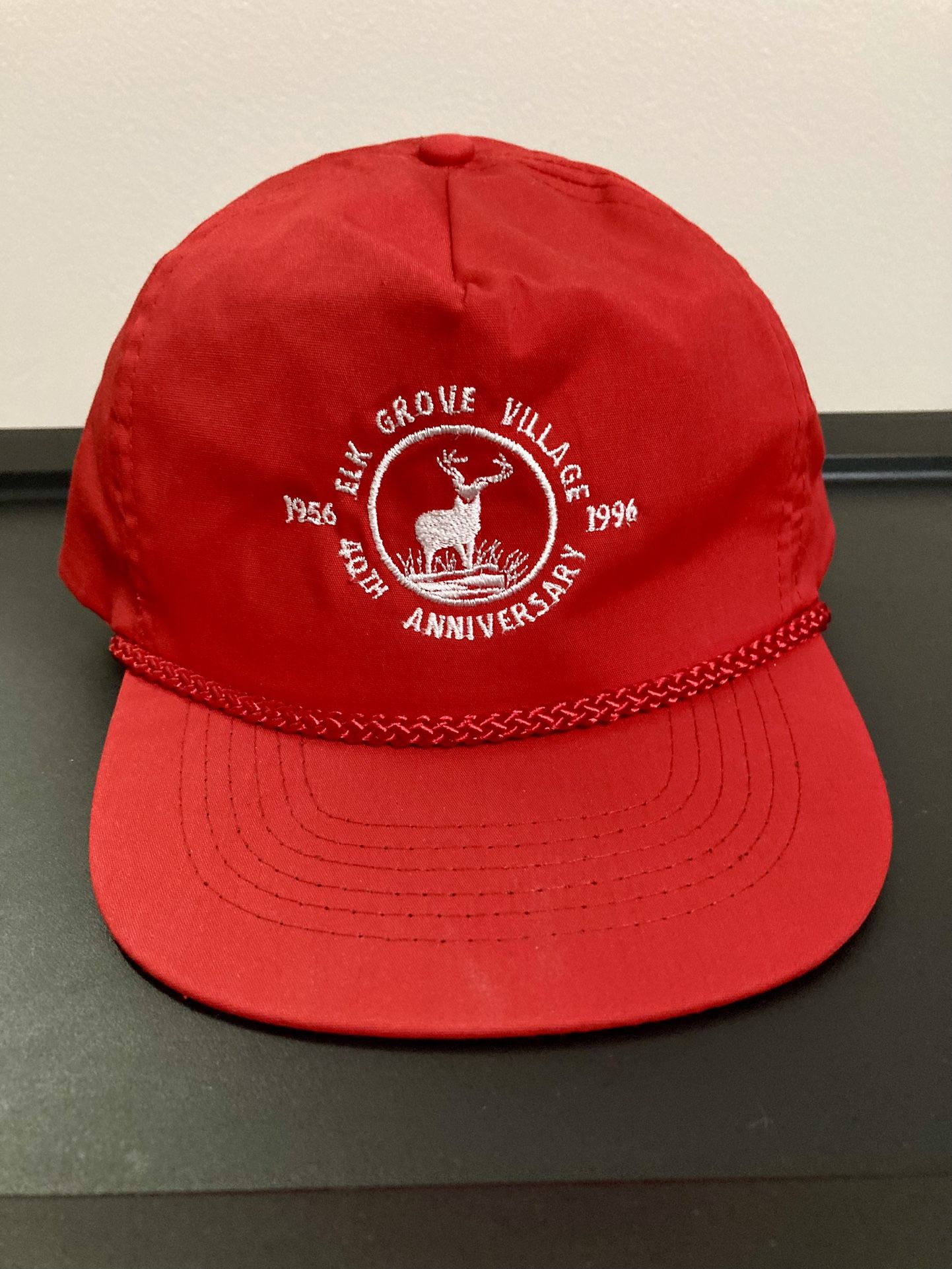 Vintage 1996 Elk Grove Village 40th Anniversary Hat.