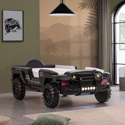 Black Twin Pick Up Truck Bed Frame 